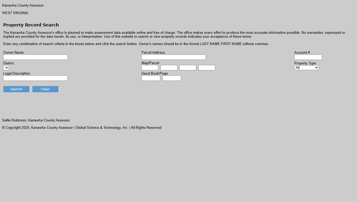 Kanawha County, WV Assessor's Office